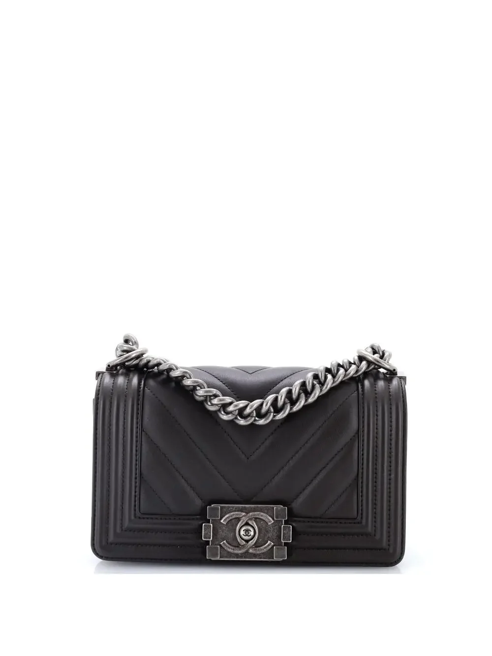 Chanel Boy Flap Bag Chevron Lambskin #343087C45B